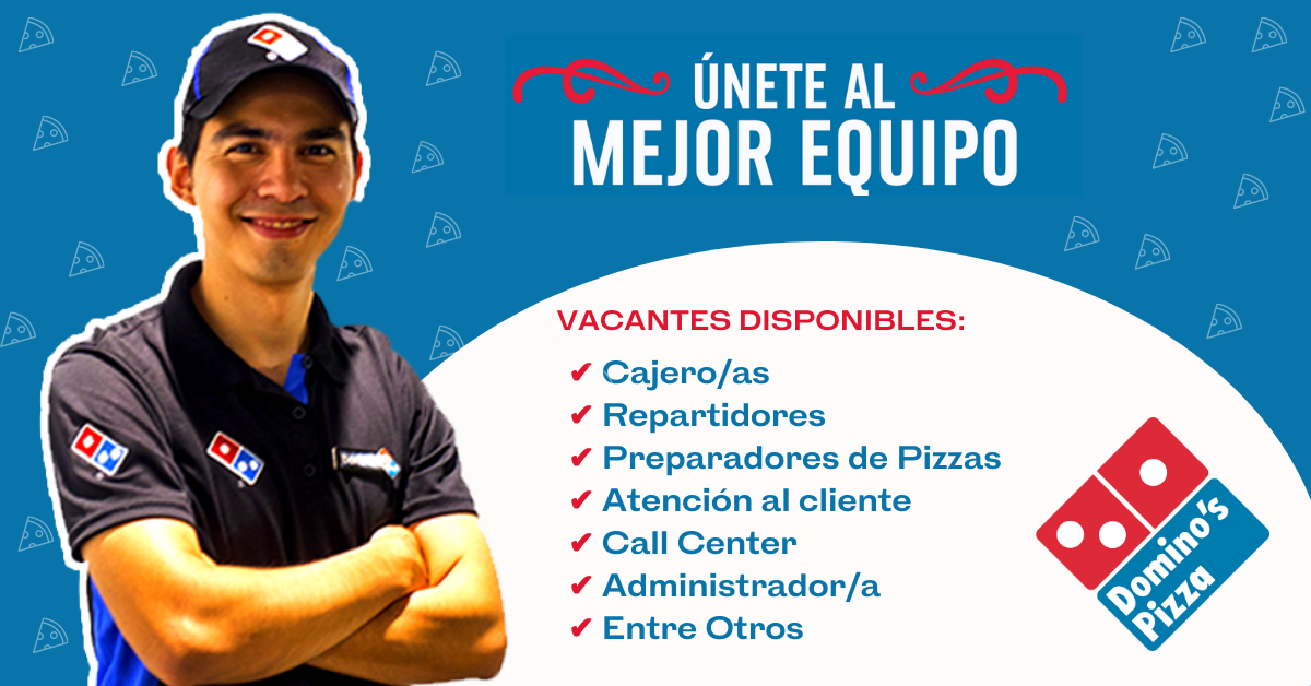 Bolsa de trabajo de Dominos Pizza