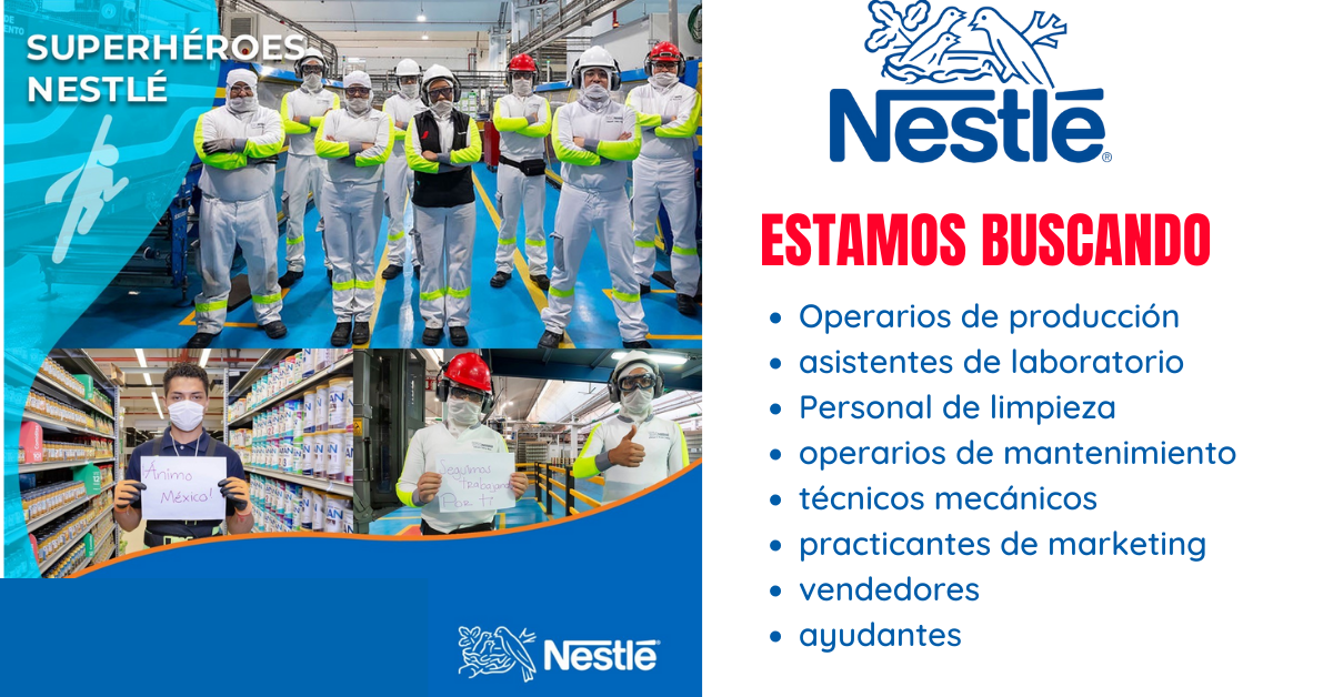 01NESTLE - Ofrece Nuevas Ofertas Laborales|