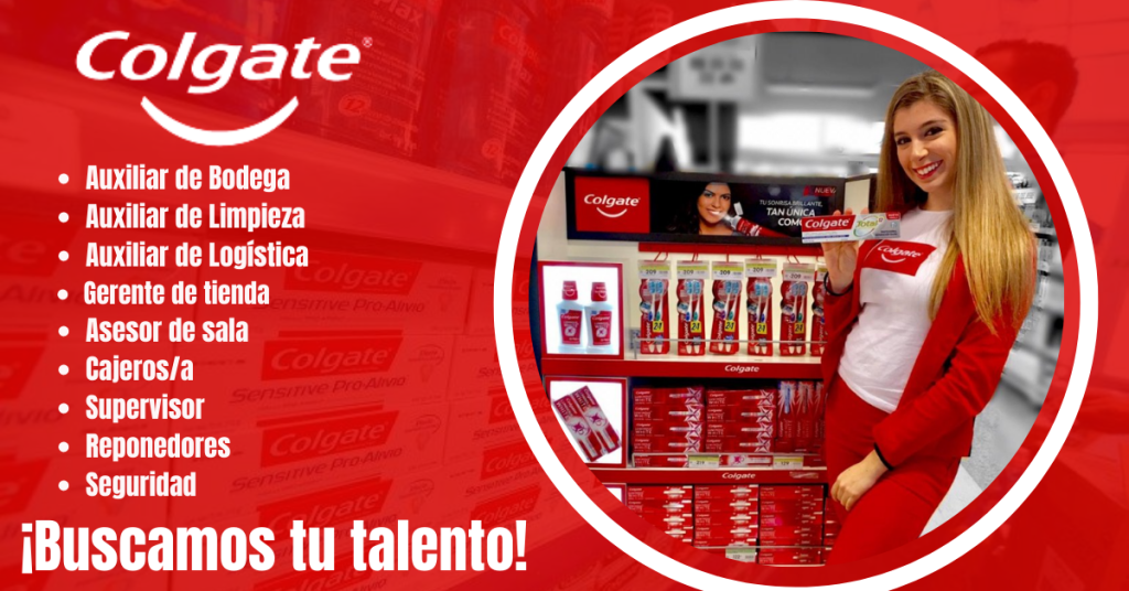 COLGATE - OFRECE VACANTES LABORALES
