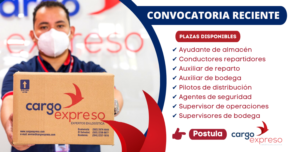 CARGO EXPRESSO - Ofrece empleo seguro