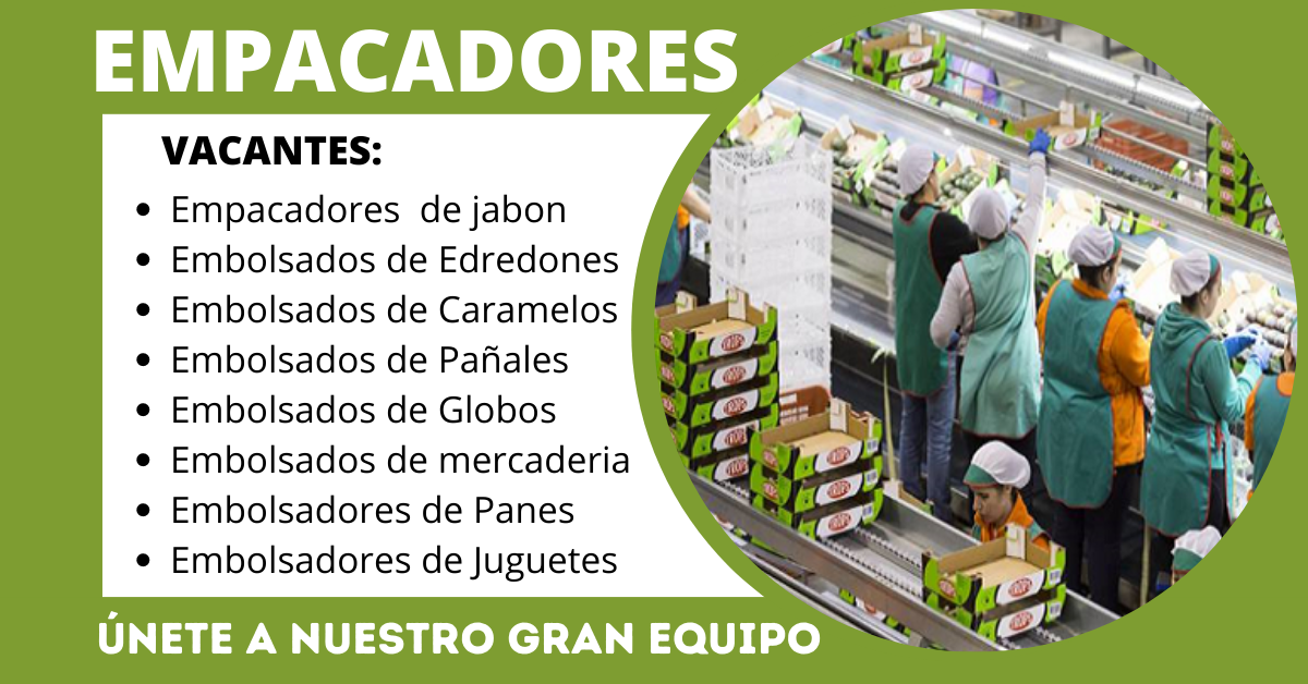 1.FABRICA EMPACADORAS - busca personal