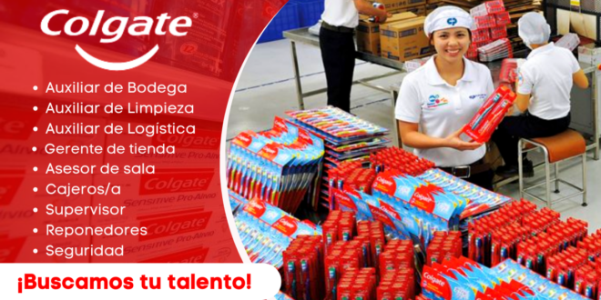 03Colgate solicita personal en todos sus locales
