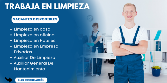 Limpieza y mantenimiento para diferentes rubros