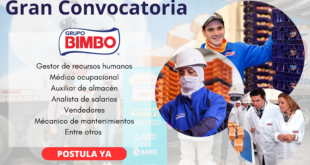 OPORTUNIDAD LABORAL EN LA EMPRESA BIMBO