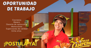 01. RESTAURANTE POLLO CAMPERO - OFRECE NUEVOS VACANTES 2024