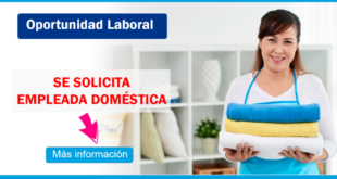 SOLICITAN EMPLEADAS DOMESTICA - INGRESO INMEDIATA