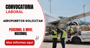 AEROPUERTO SOLICITA PERSONAL - INGRESO INMEDIATO