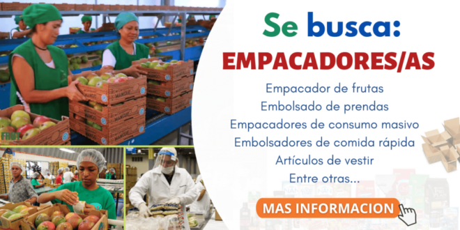 SOLICITAN EMPACADORES DE FRUTA - POSTULA YA