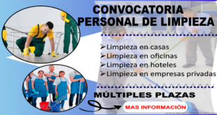 DISTINTAS EMPRESA SOLICITA PERSONAL PARA EL RUBRO DE LIMPIEZA - POSTULA YA