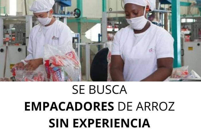 01. REQUIEREN EMPACADORES DE ARROZ |Postula