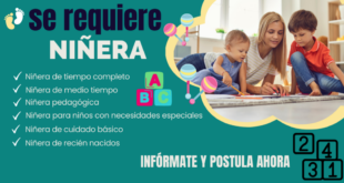SOLICITAN NIÑERAS - DIFERENTES LUGARES