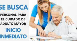 SOLICITAN CUIDADORES DE ADULTO MAYOR - postula ya