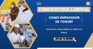 REQUIEREN EMPACADORES DE YOGUR / POSTULA YA