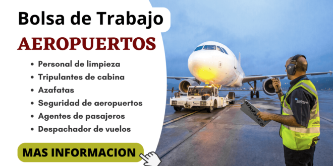 AEROPUERTO SOLICITA PERSONAL / POSTULA YA