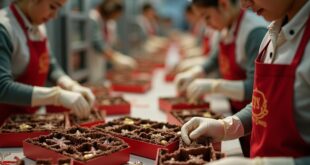 EMPLEO DE EMPACADORES DE CHOCOLATE